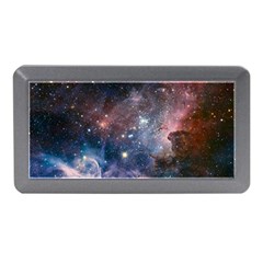 Carina Nebula Ngc 3372 The Grand Nebula Pink Purple And Blue With Shiny Stars Astronomy Memory Card Reader (mini) by genx