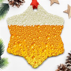 Bubble Beer Ornament (snowflake) by Wegoenart