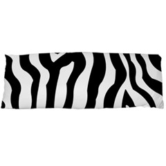 Zebra Horse Pattern Black And White Body Pillow Case (dakimakura) by picsaspassion