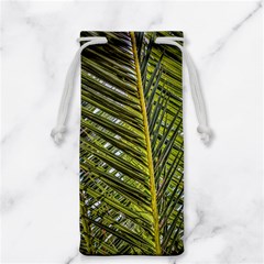 Palm Fronds Palm Palm Leaf Plant Jewelry Bag by Wegoenart