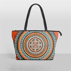 Mandala Art Painting Acrylic Classic Shoulder Handbag by Wegoenart