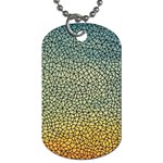 Background Cubism Mosaic Vintage Dog Tag (Two Sides) Front