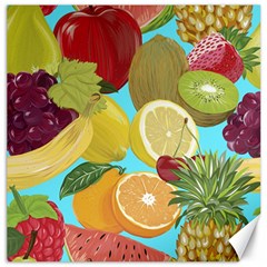 Fruit Picture Drawing Illustration Canvas 20  X 20  by Wegoenart