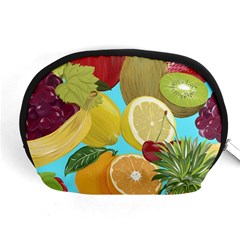 Fruit Picture Drawing Illustration Accessory Pouch (medium) by Wegoenart