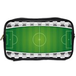 Background Sports Soccer Football Toiletries Bag (Two Sides) Back