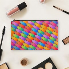 Colorful Background Abstract Cosmetic Bag (medium) by Wegoenart