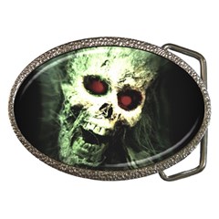 Screaming Skull Human Halloween Belt Buckles by Wegoenart