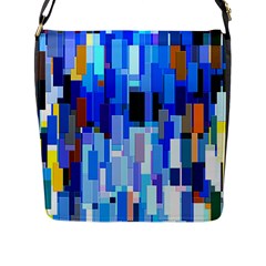 Color Colors Abstract Colorful Flap Closure Messenger Bag (l) by Pakrebo