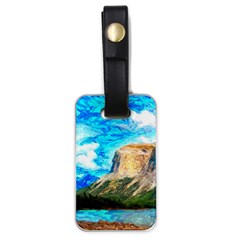 Painting Paintings Mountain Luggage Tags (one Side)  by Pakrebo