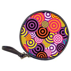 Abstract Circles Background Retro Classic 20-cd Wallets by Pakrebo