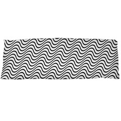 Wave Wave Lines Diagonal Seamless Body Pillow Case (dakimakura) by Pakrebo