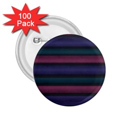 Stripes Pink Purple Teal Grey 2 25  Buttons (100 Pack)  by BrightVibesDesign