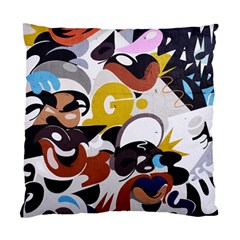 Graffiti Urban Colorful Graffiti City Wall Hip Hop Music Singers Standard Cushion Case (one Side) by genx