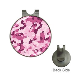 Standard Violet Pink Camouflage Army Military Girl Hat Clips With Golf Markers by snek