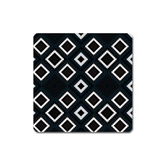 Native American Pattern Square Magnet by Valentinaart