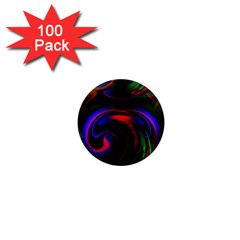 Swirl Background Design Colorful 1  Mini Magnets (100 Pack)  by Pakrebo