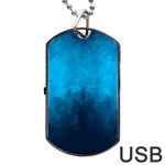 Deep Ocean Dog Tag USB Flash (Two Sides) Back