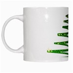 Christmas Tree Spruce White Mugs Left