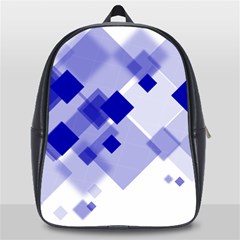 Geometric School Bag (large) by JezebelDesignsStudio