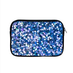 Blue Shimmer - Eco-glitter Apple Macbook Pro 15  Zipper Case by WensdaiAmbrose