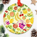 Seamless Pattern Desktop Decoration Ornament (Round) Front