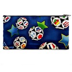 Textile Football Soccer Fabric Pencil Cases Back