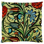 Mosaic Tile Art Ceramic Colorful Large Flano Cushion Case (One Side) Front