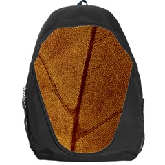 Leaf Fall Foliage Nature Orange Backpack Bag by Pakrebo