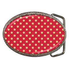 Red Hot Polka Dots Belt Buckles by WensdaiAmbrose