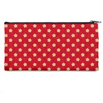 Red Hot Polka Dots Pencil Cases Back