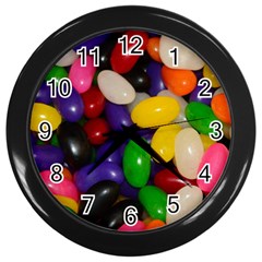 Jelly Beans Wall Clock (black) by pauchesstore