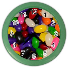 Jelly Beans Color Wall Clock by pauchesstore