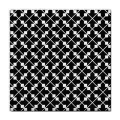 Black And White Fantasy Tile Coasters by retrotoomoderndesigns