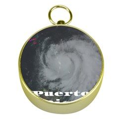 Survivor Of Hurricane Maria Puerto Rico Gold Compasses by StarvingArtisan