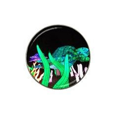 Dragon Lights Turtle Hat Clip Ball Marker by Riverwoman