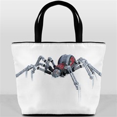 Spider Arachnid Animal Robot Bucket Bag by Wegoenart