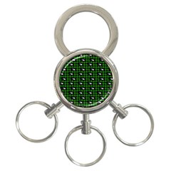 Eyes Green Plaid 3-ring Key Chains by snowwhitegirl