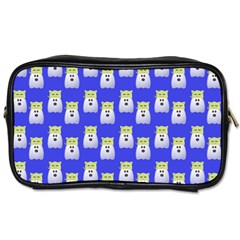 Ghost Pet Blue Toiletries Bag (two Sides) by snowwhitegirl