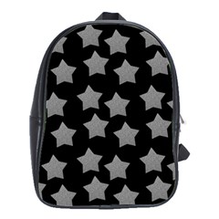 Silver Starr Black School Bag (large) by snowwhitegirl