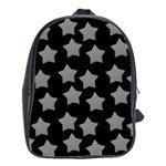 Silver Starr Black School Bag (Large) Front