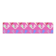 Colorful Cherubs Pink Velvet Scrunchie by snowwhitegirl