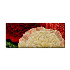 Vintage Carnation Flowers Hand Towel by snowwhitegirl