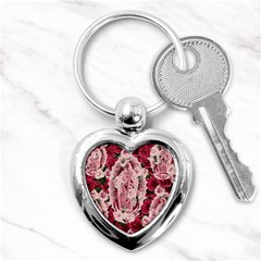 Guadalupe Roses Key Chains (heart)  by snowwhitegirl