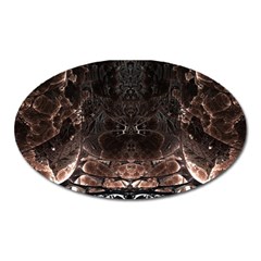 Fractal Mandelbulb 3d Action Oval Magnet by Pakrebo