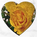 Yellow Rose Jigsaw Puzzle (Heart) Front