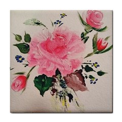 Margaret s Rose Tile Coasters by Riverwoman