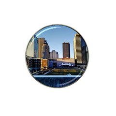 Columbus Skyline Hat Clip Ball Marker by Riverwoman