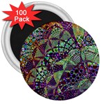 Background Design Art Artwork 3  Magnets (100 pack) Front