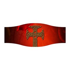 Wonderful Celtic Cross On Vintage Background Stretchable Headband by FantasyWorld7