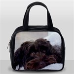 Laying In Dog Bed Classic Handbag (One Side) Front